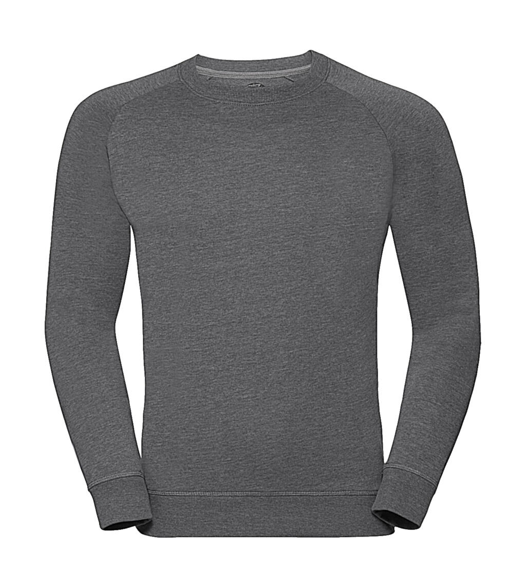 Herren-Raglan-Sweatshirt aus French Terry in HD-Qualität - GY - Graumergel