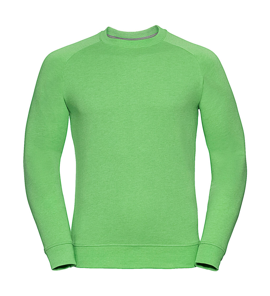 Herren-Raglan-Sweatshirt aus French Terry in HD-Qualität - G5 - Grüner Mergel