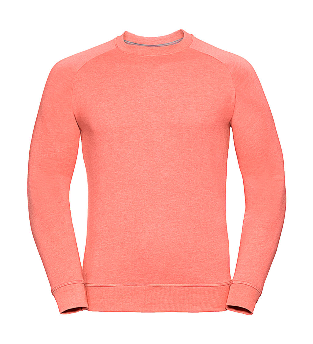 Herren-Raglan-Sweatshirt aus French Terry in HD-Qualität - 3C - Korallenmergel
