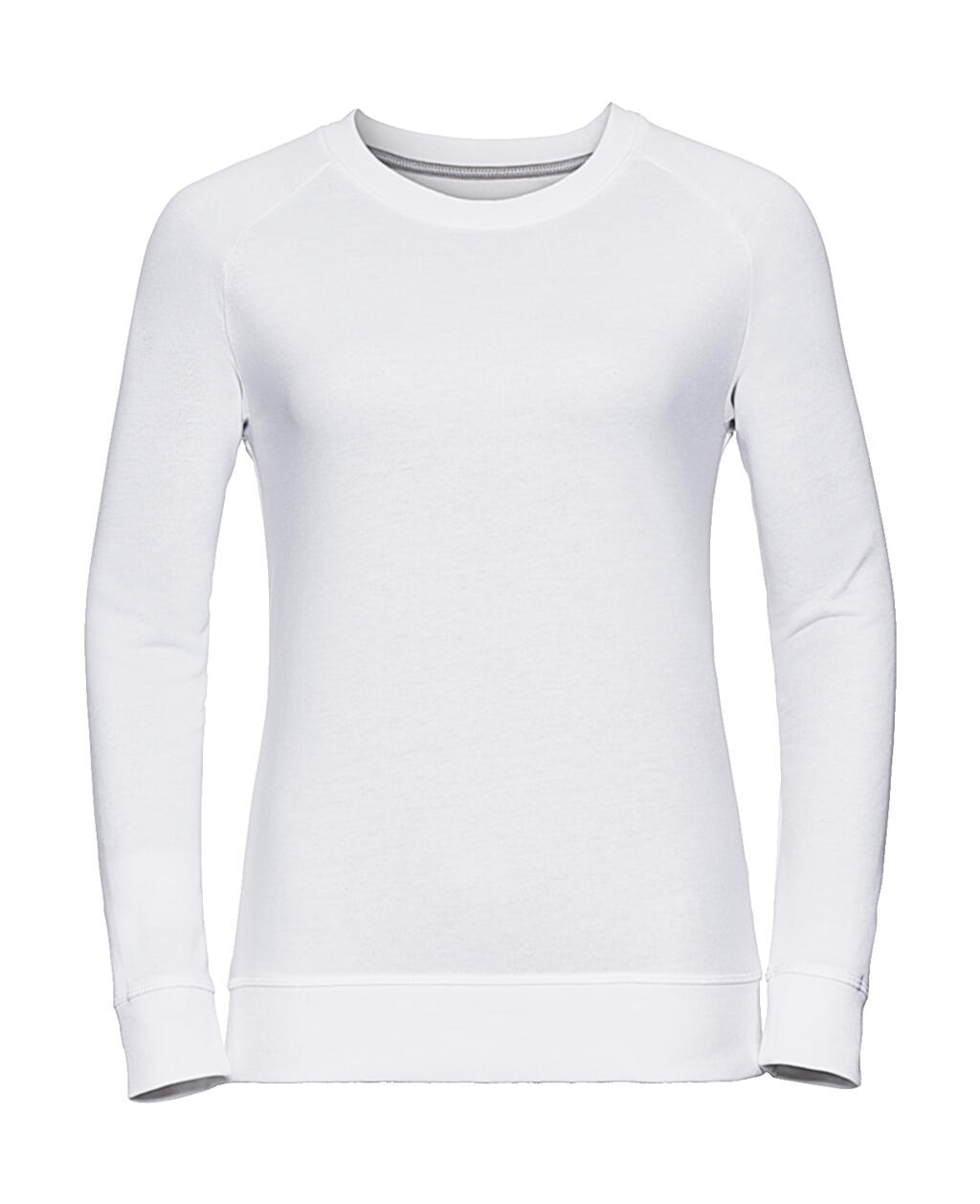 Damen-Raglan-Sweatshirt aus French Terry in HD-Qualität - 30 - Weiß
