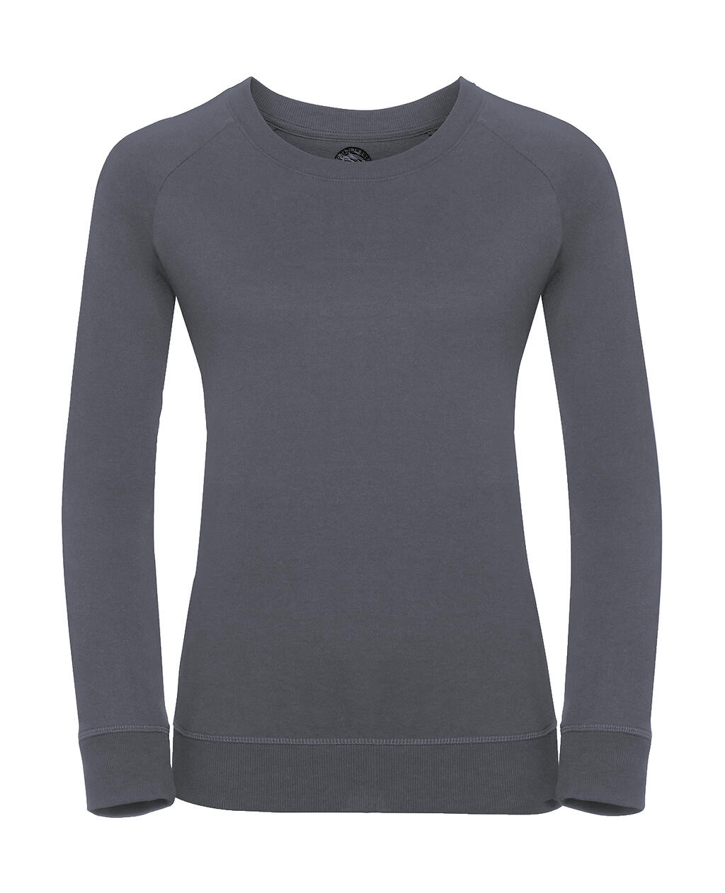 Damen-Raglan-Sweatshirt aus French Terry in HD-Qualität - Konvoi Grau