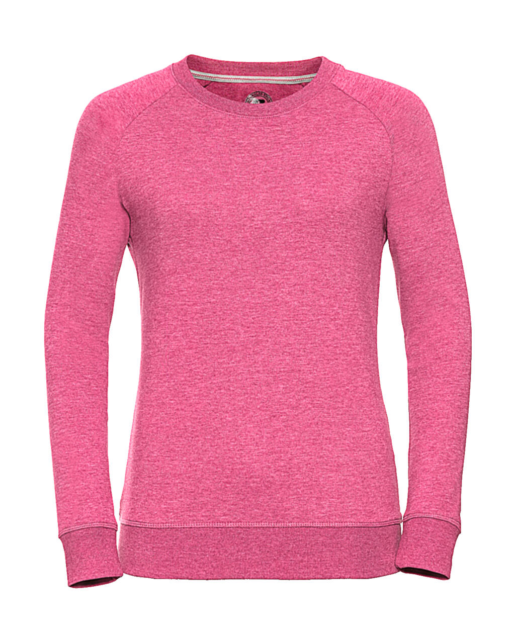 Damen-Raglan-Sweatshirt aus French Terry in HD-Qualität - Rosa Mergel