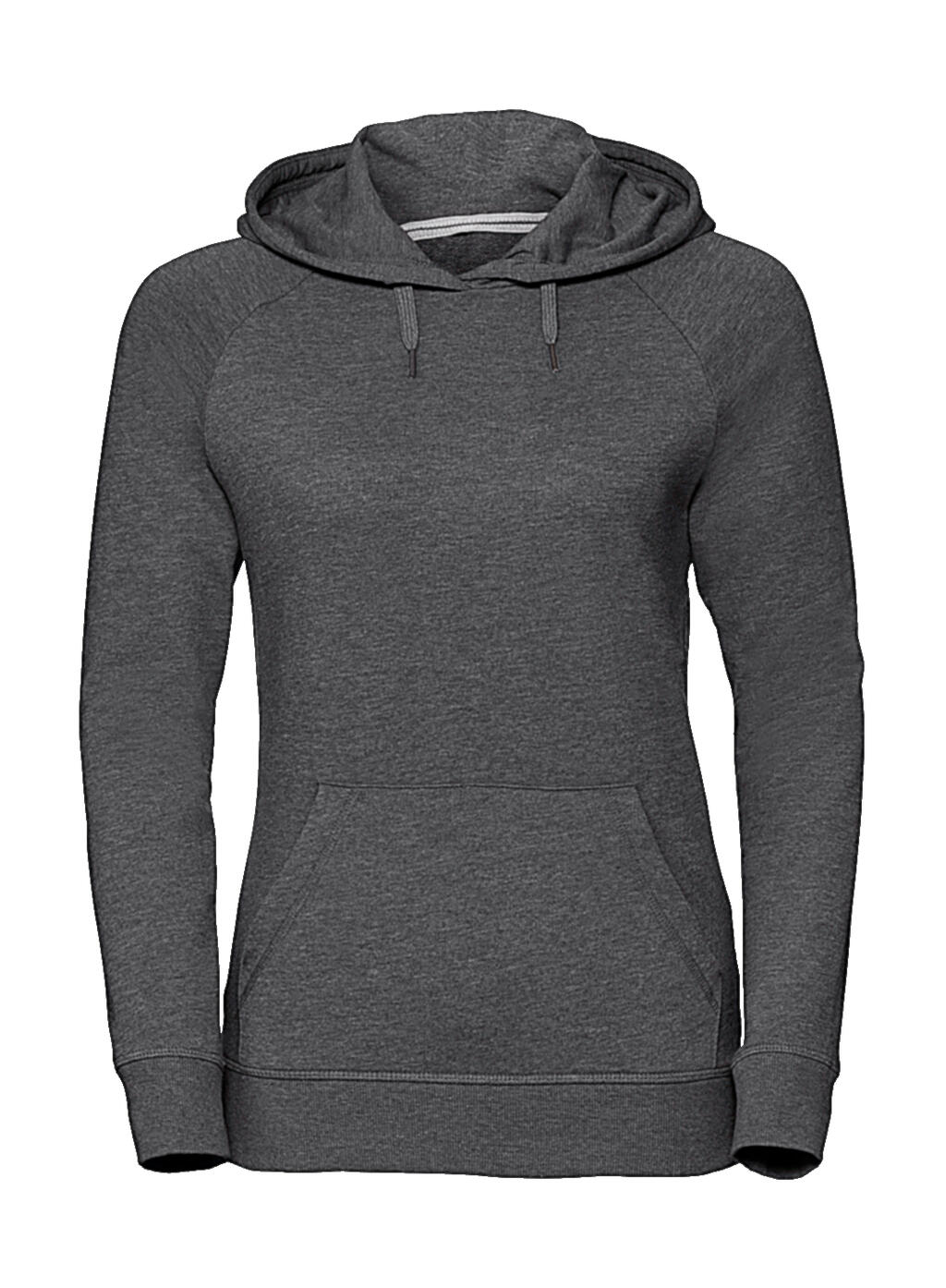 Damen-Hoodie aus französischem HD-Frottee - Graumergel