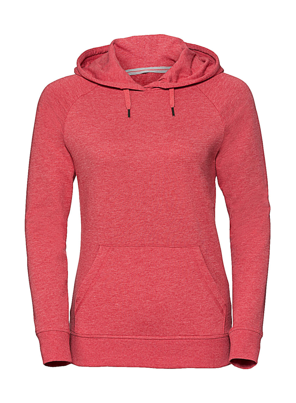 Damen-Hoodie aus französischem HD-Frottee - Roter Mergel