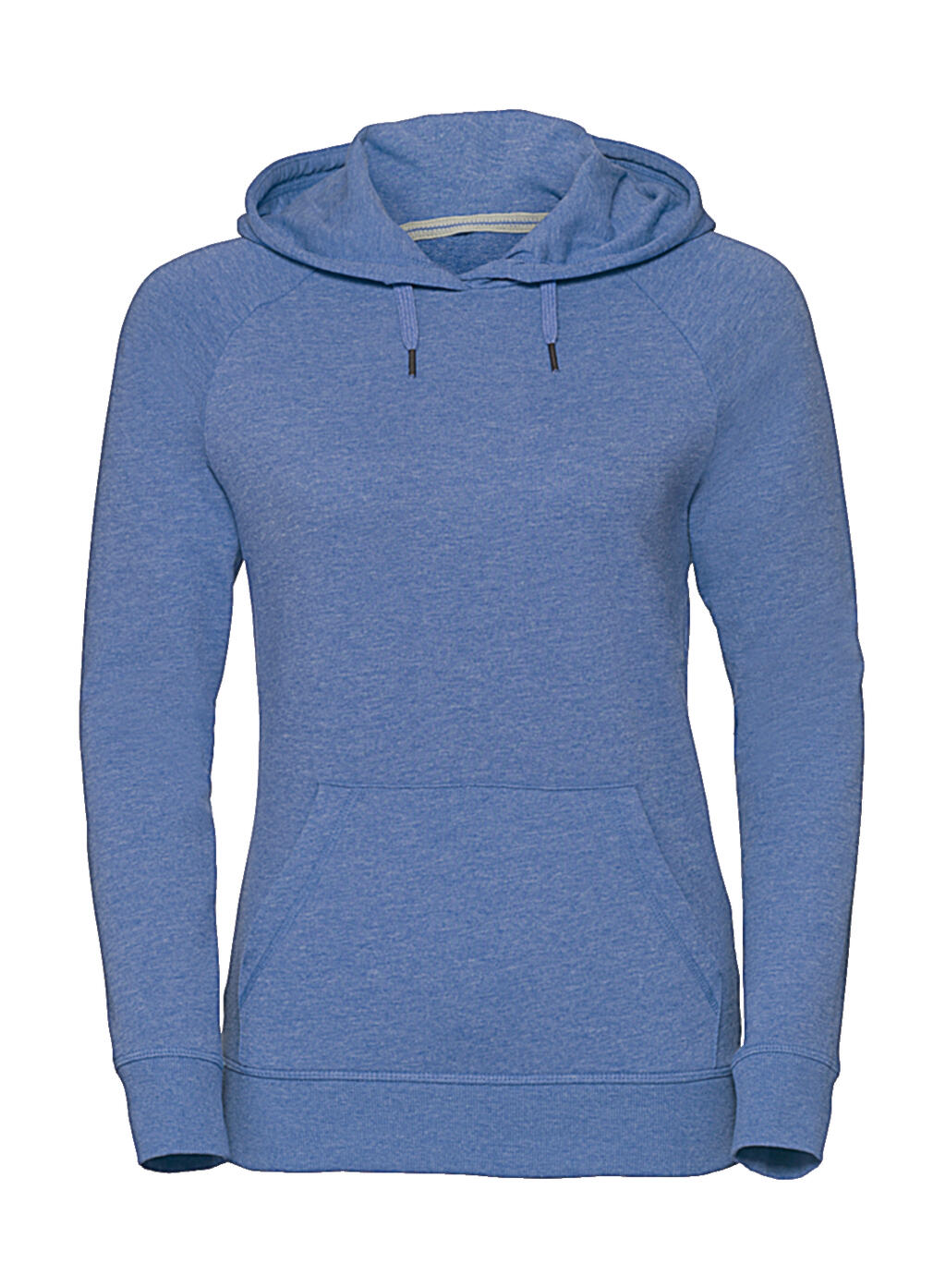 Damen-Hoodie aus französischem HD-Frottee - Blaumergel