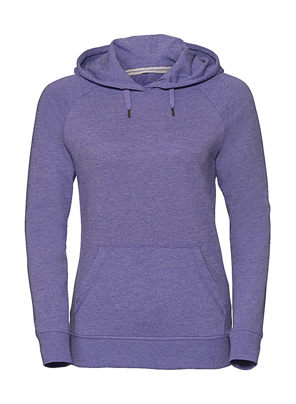 Damen-Hoodie aus französischem HD-Frottee - Purpurmergel