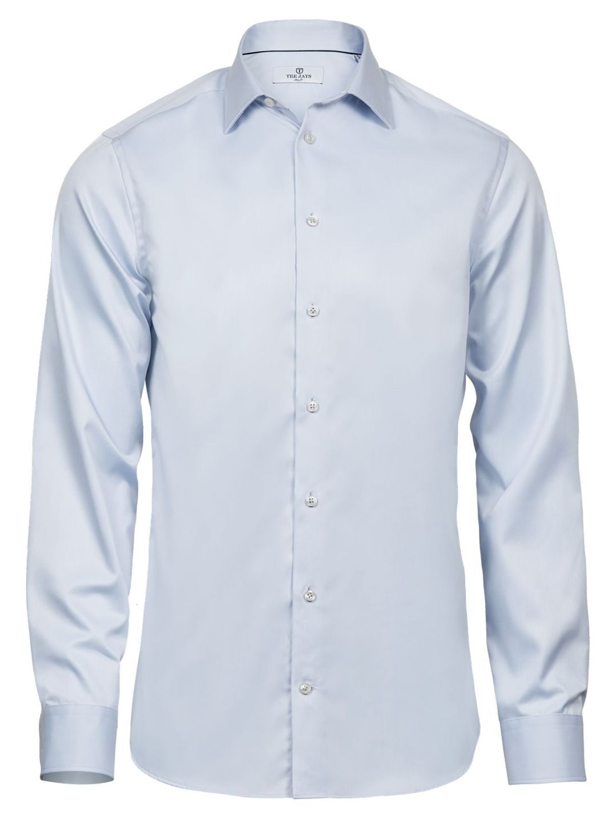 Luxushemd, Slim Fit - Hellblau