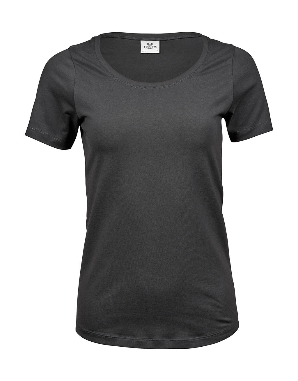 Stretch-T-Shirt für Damen - 005 - Dunkelgrau