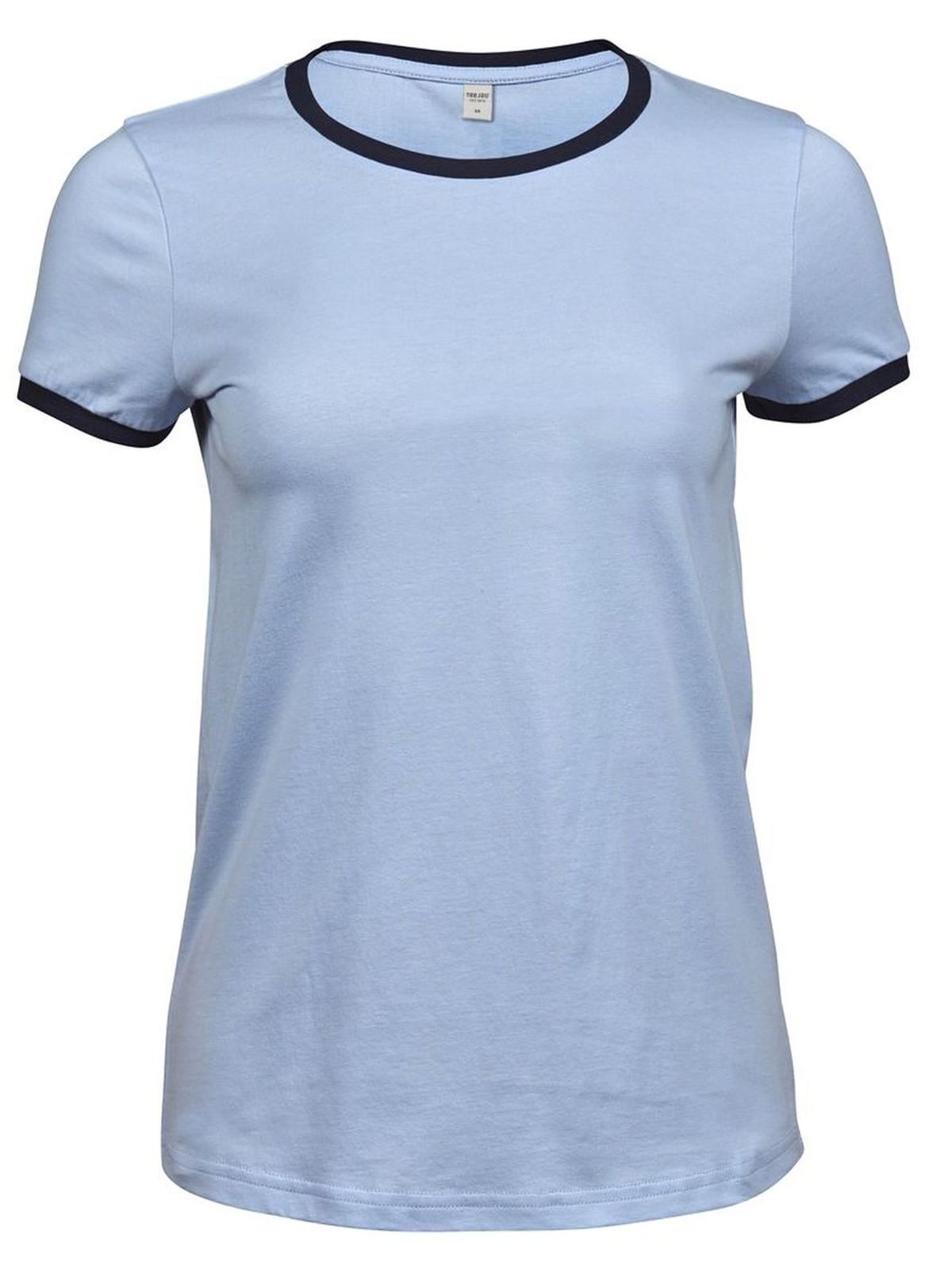 Damen-Ringer-T-Shirt - 315 - Hellblau