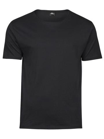 Raw Edge Tee - 002 - Schwarz