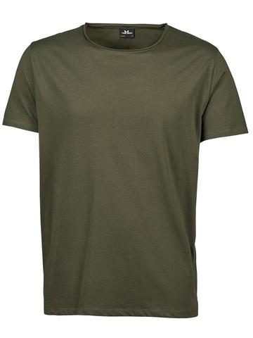 Raw Edge Tee - 006 - Olive