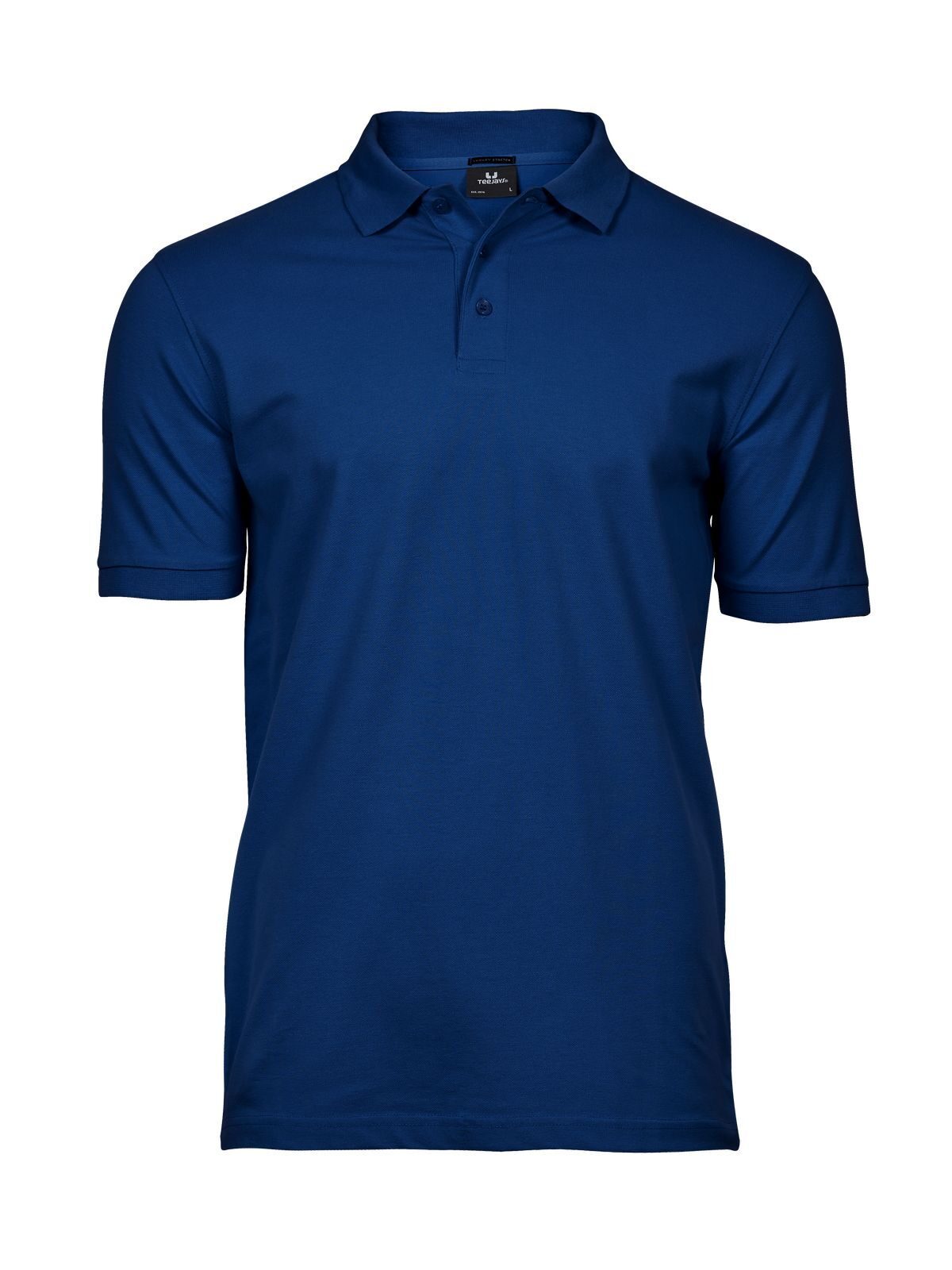Luxuriöses Stretch-Polohemd für Herren - 318 - Indigo