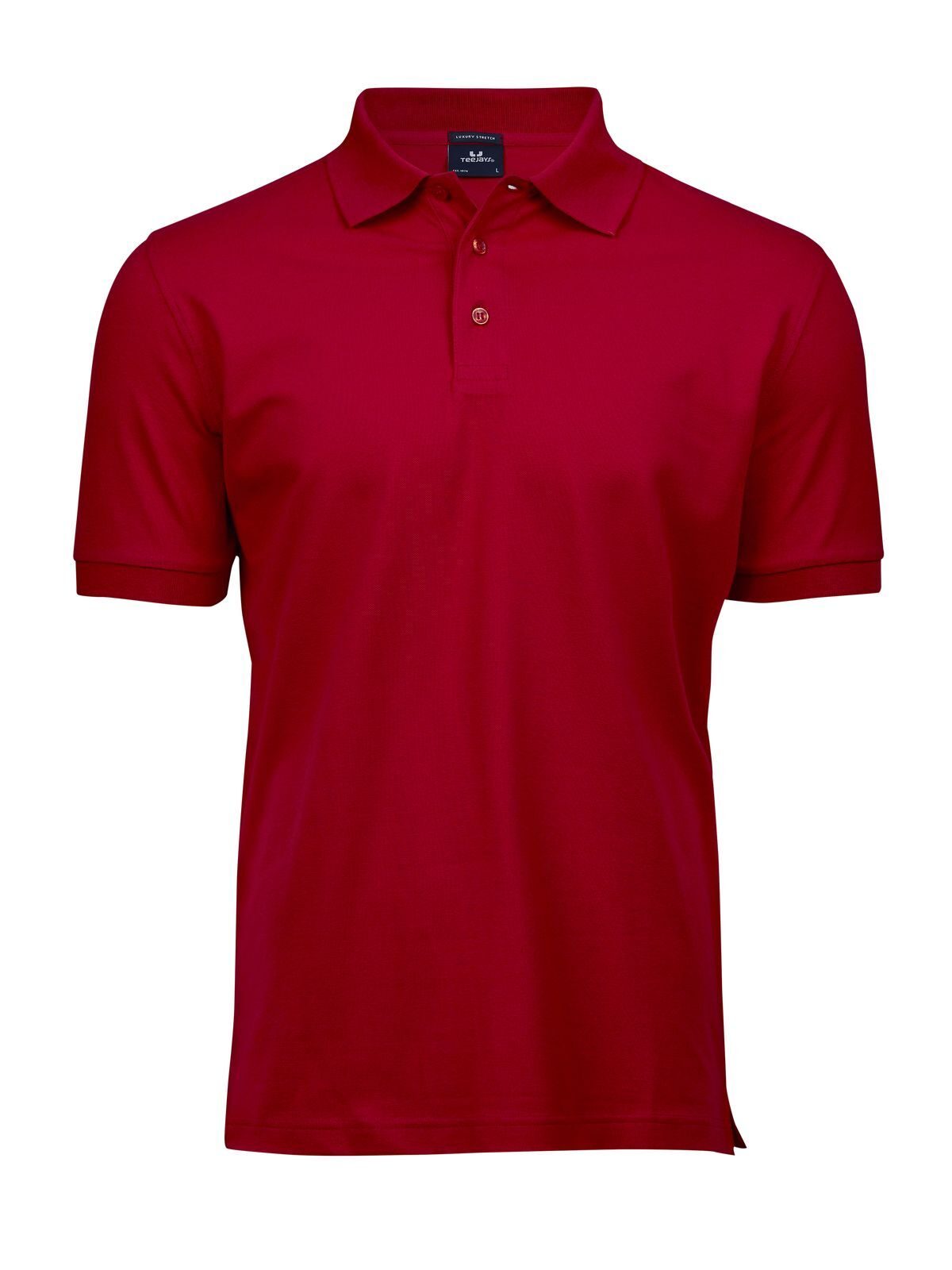 Luxuriöses Stretch-Polohemd für Herren - 004 - Rot