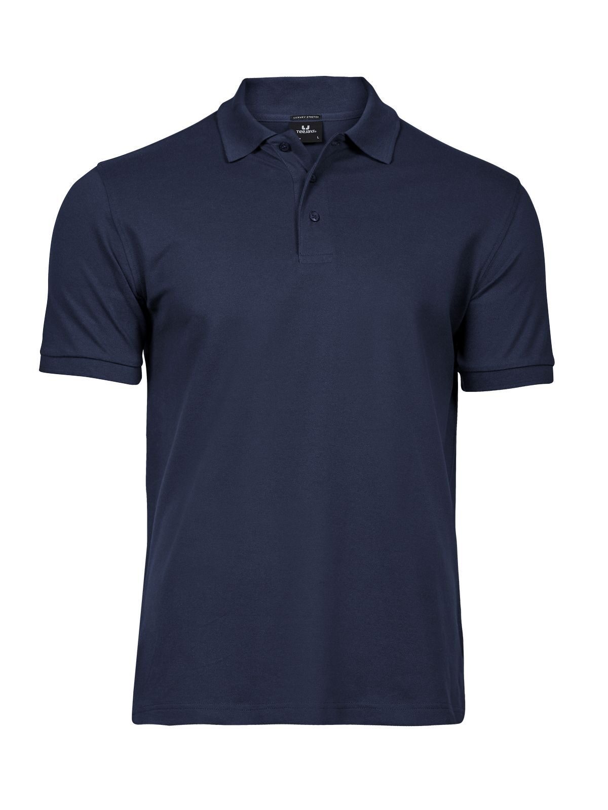Luxuriöses Stretch-Polohemd für Herren - 003 - Marine