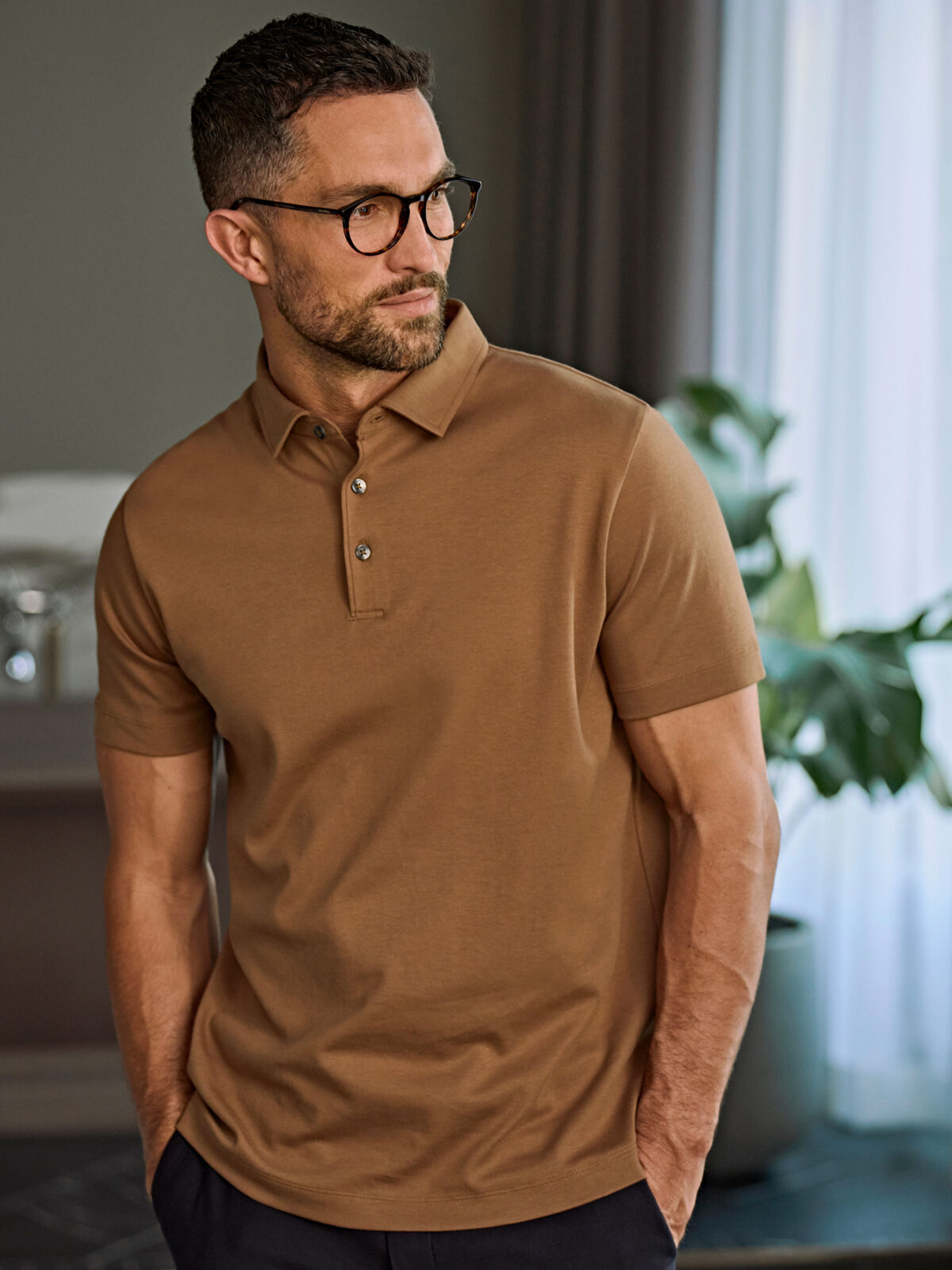 Strickmütze mit Rentiermotiv