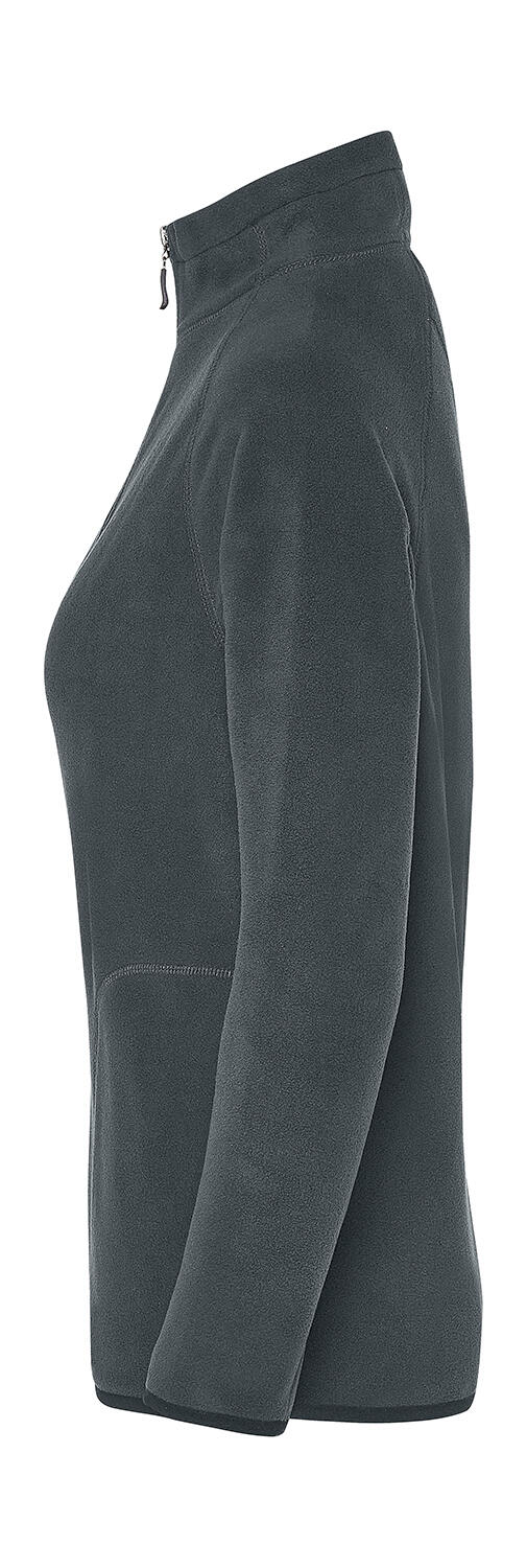 Damen-Pullover mit durchgehendem Reißverschluss und etikettenlosem Signature-Mikrofleece