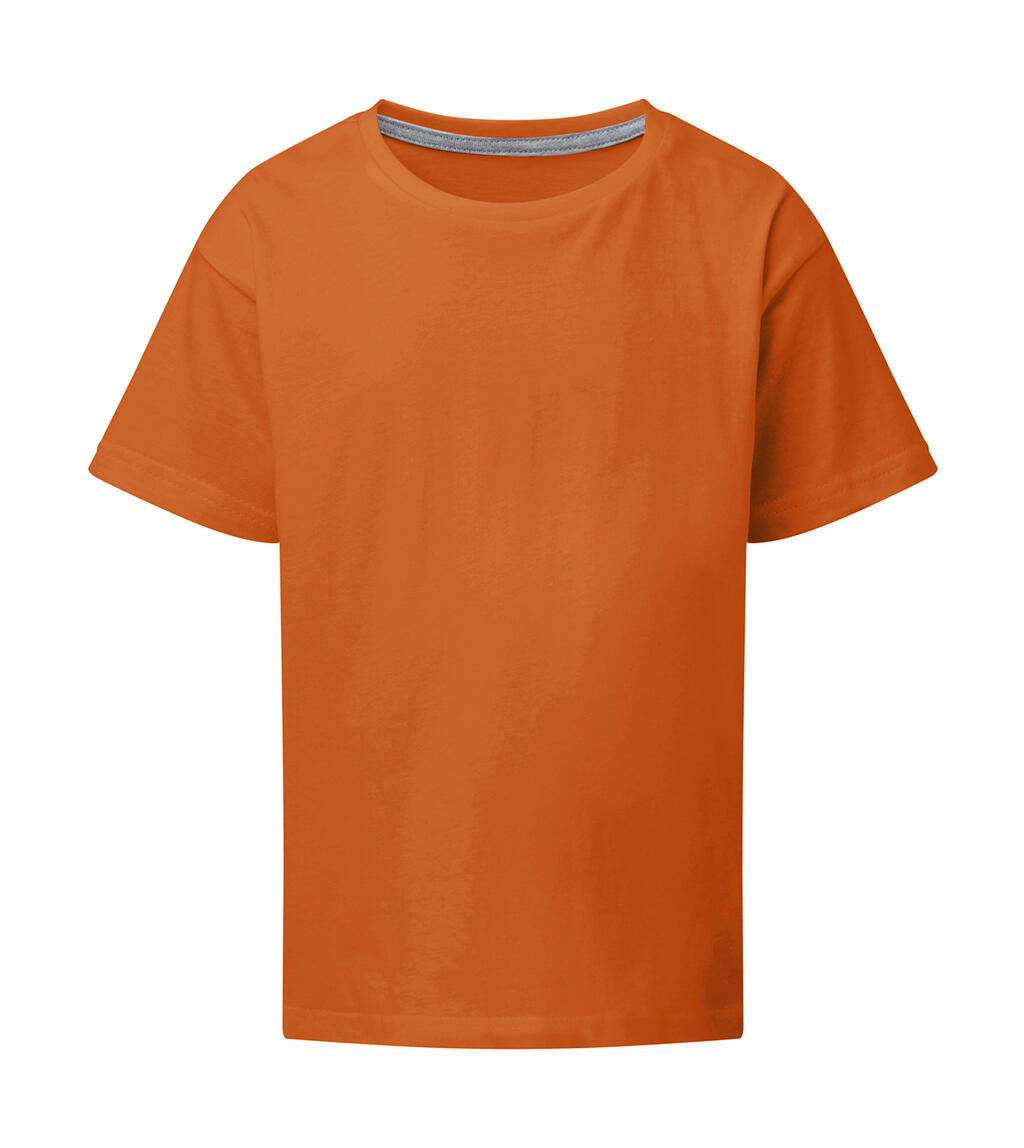 Signature Kinder-T-Shirt ohne Etikett - ORANGE