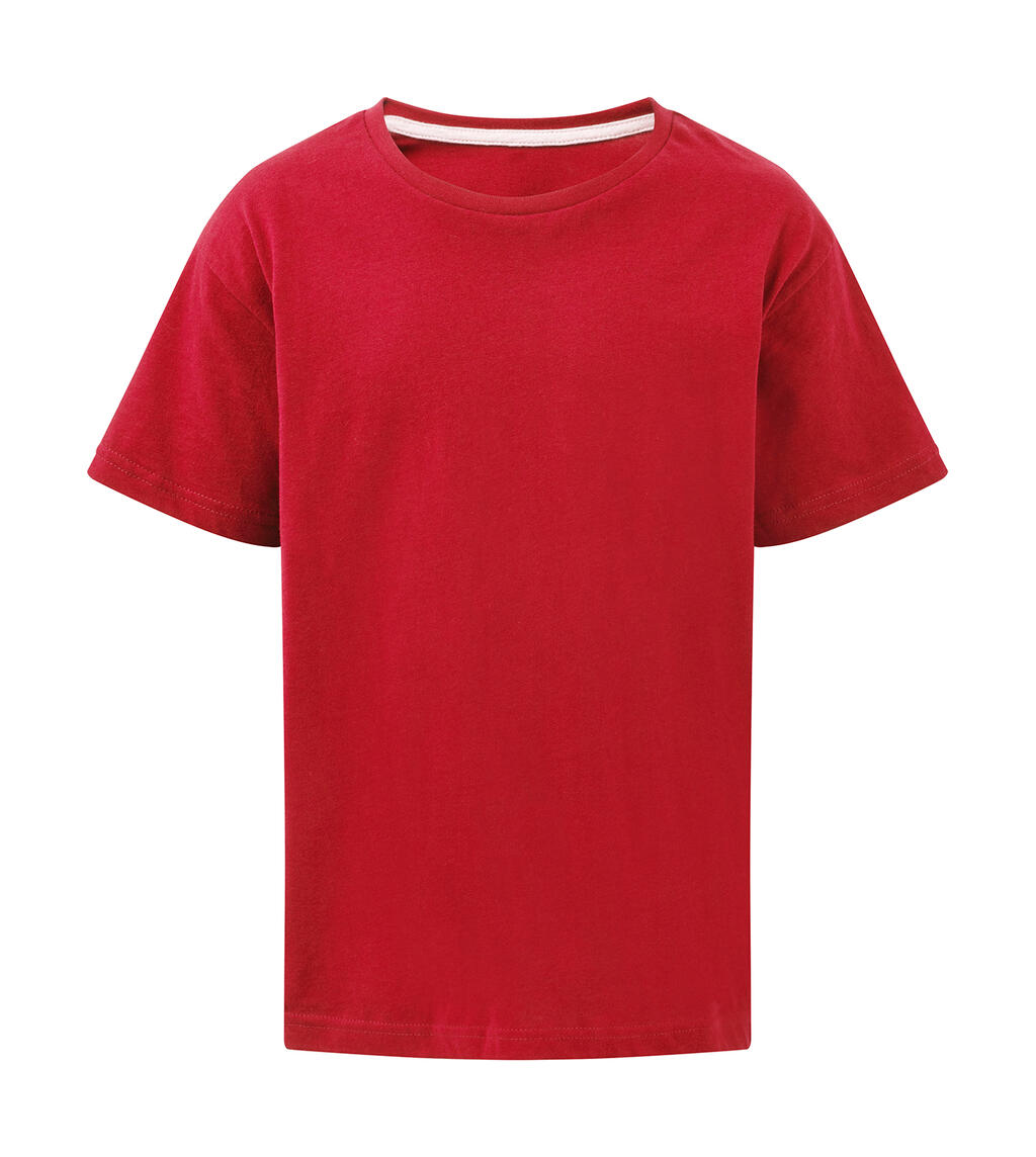 Signature Kinder-T-Shirt ohne Etikett - Rot