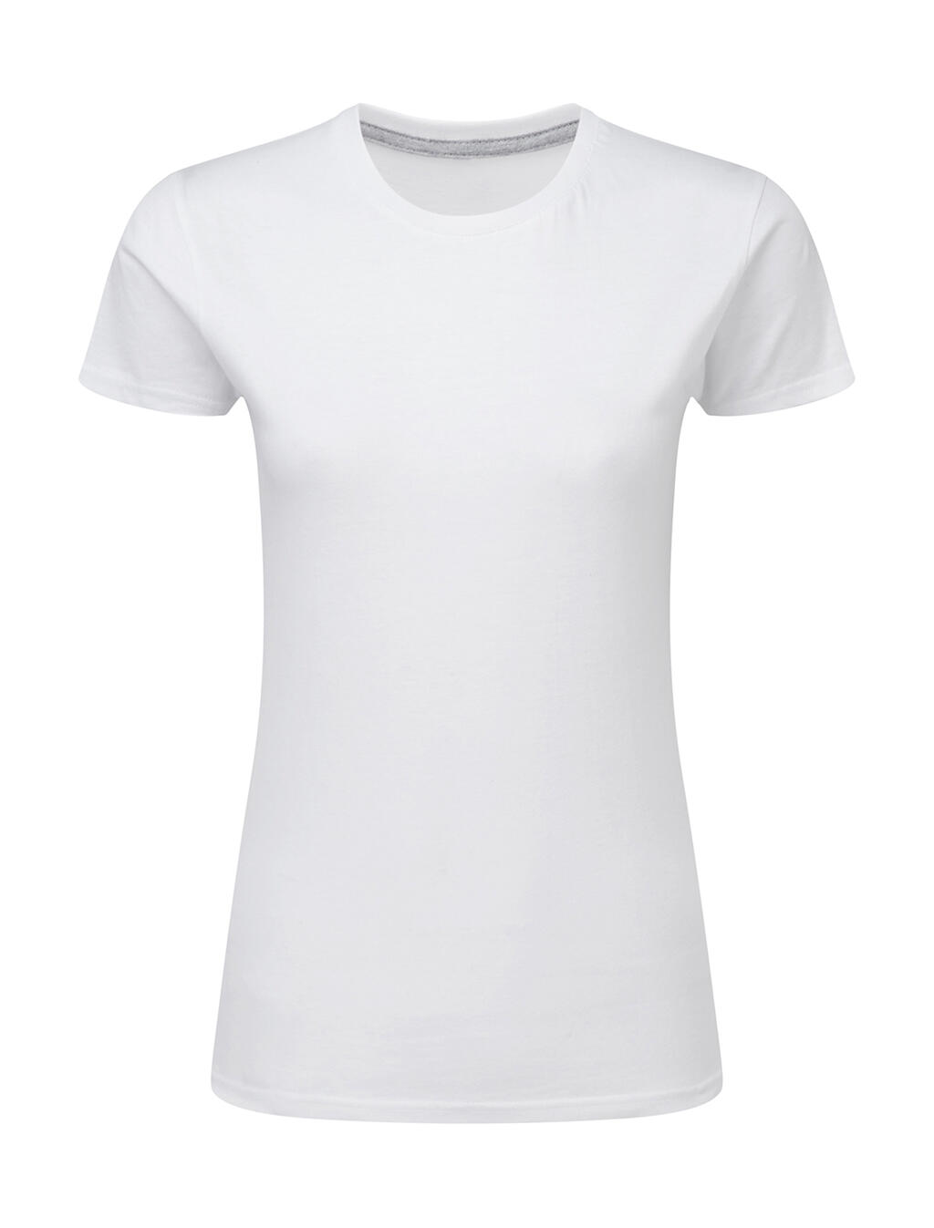 Damen-T-Shirt mit Markenlogo (ohne Etikett) - Weiß