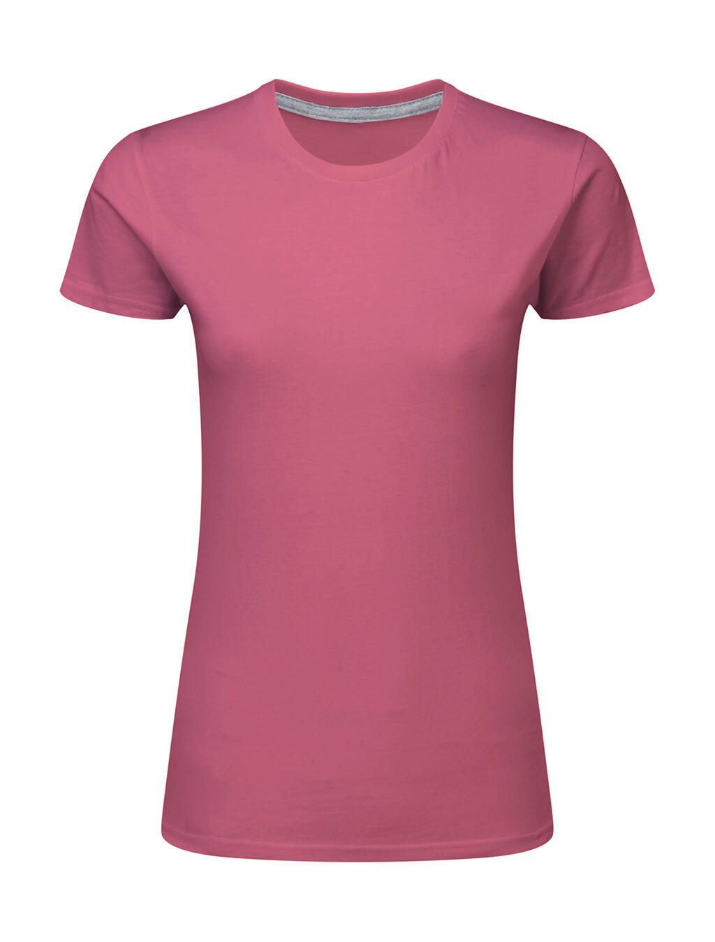Damen-T-Shirt mit Markenlogo (ohne Etikett) - 406 - CASSIS