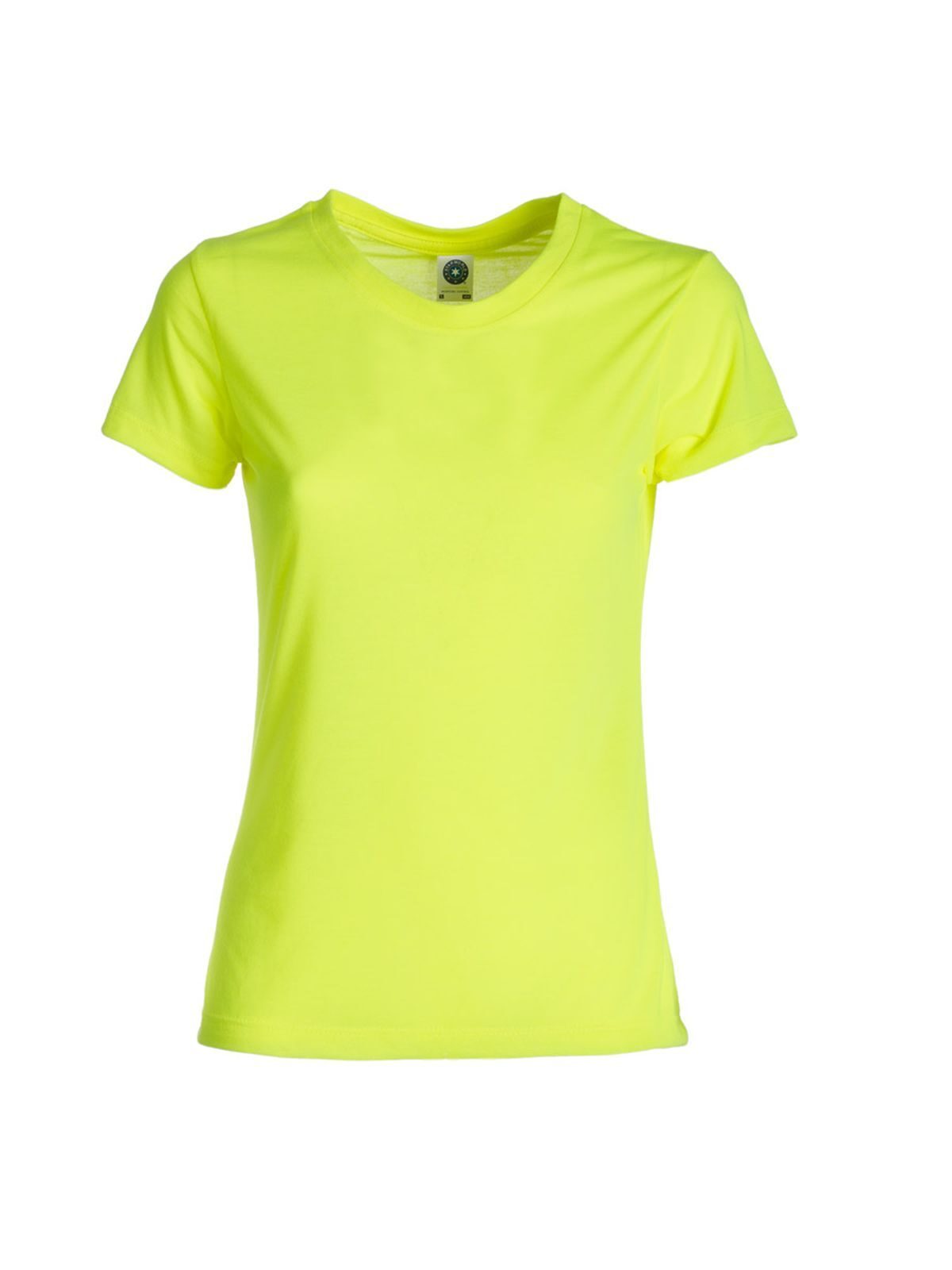 Damen-Performance-T-Shirt - 64 – Fluoreszierendes Gelb
