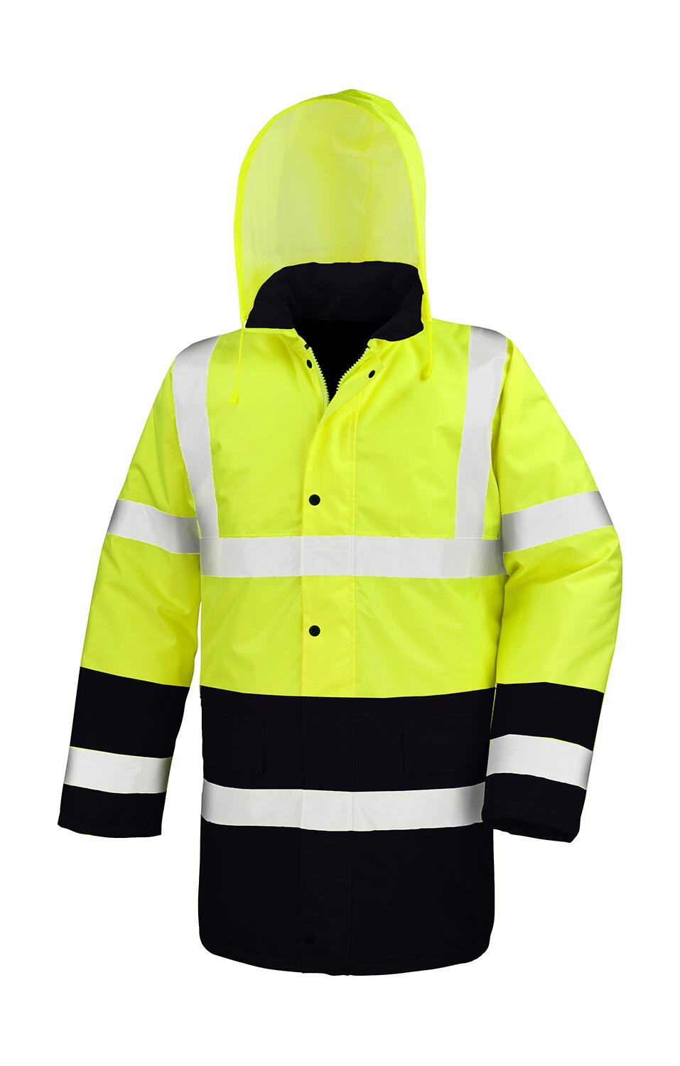 Safety Core Autobahn-Zweifarbenjacke - 394 – Fluoreszierendes Gelb