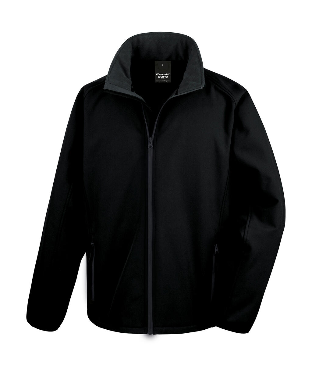 Bedruckbare Softshelljacke - 177 - Schwarz