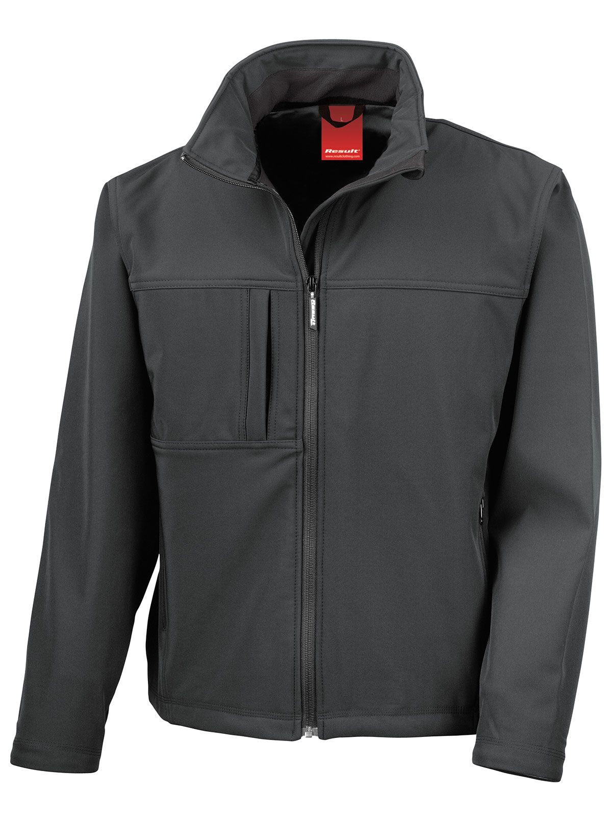 Klassische Softshell-Jacke - BLK – Schwarz