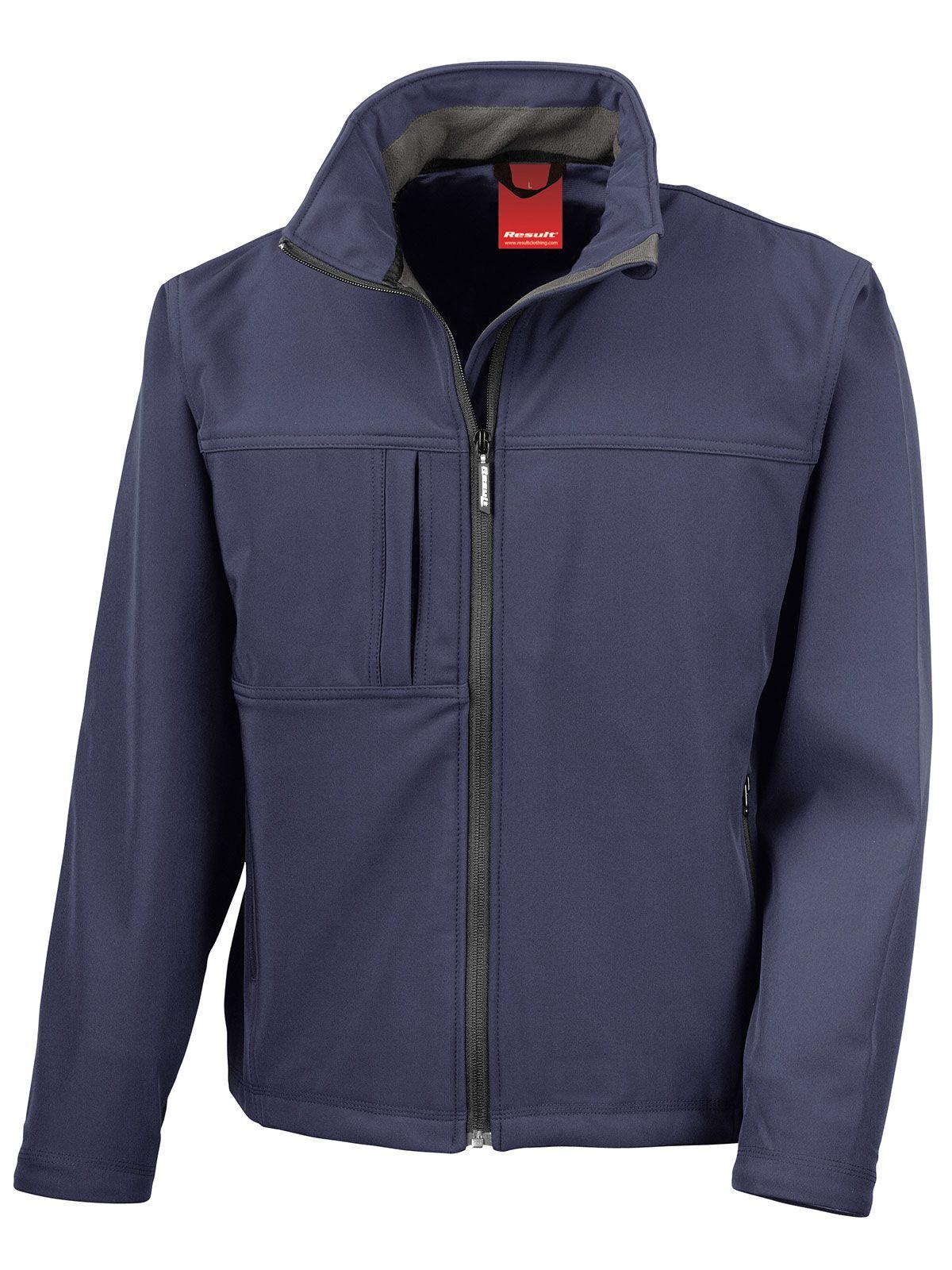 Klassische Softshell-Jacke - Marineblau