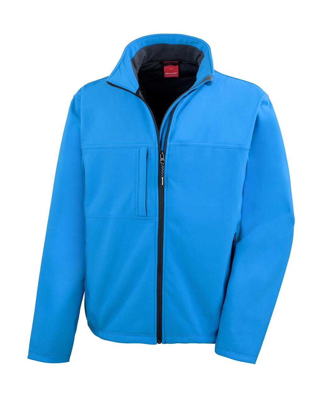 Klassische Softshell-Jacke - Azurblau