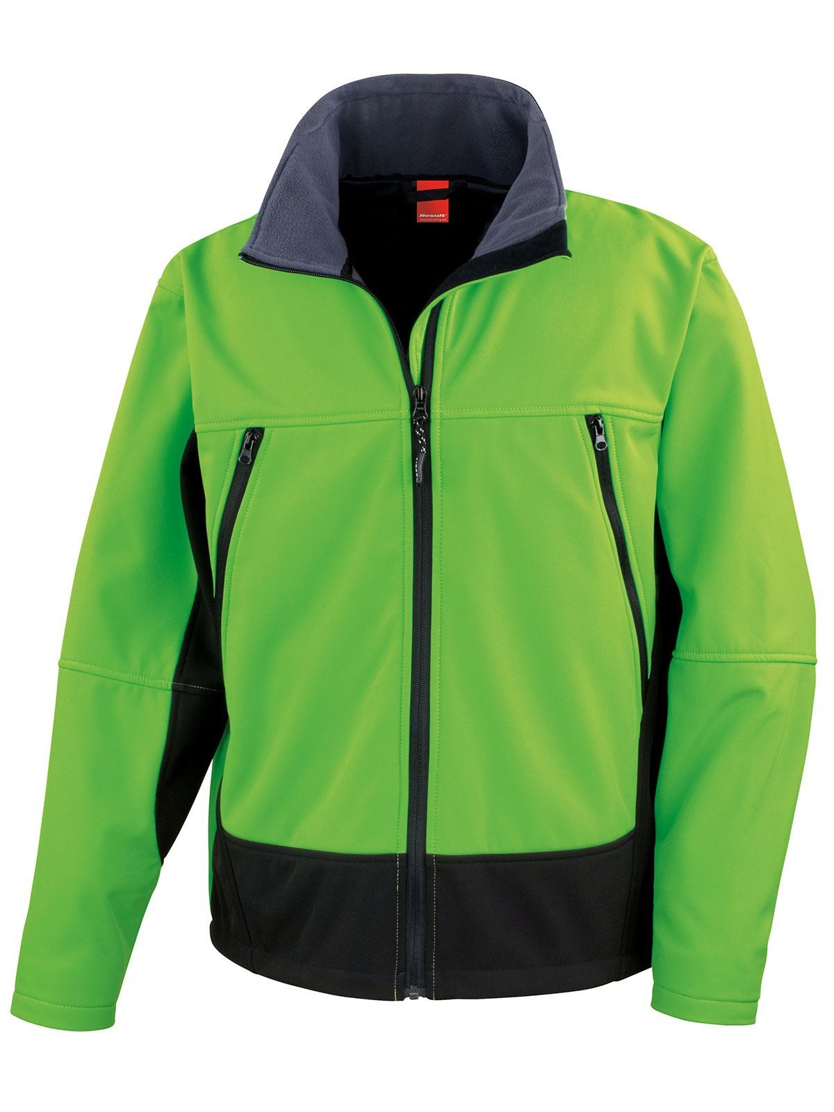 Softshelljacke für Aktivitäten - Leuchtendes Grün/Schwarz