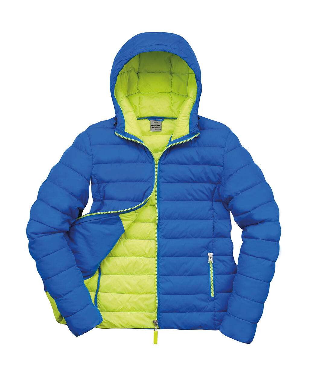 Damen-Kapuzenjacke Snow Bird - 358 - OCEAN BLUE-LIME PUNCH