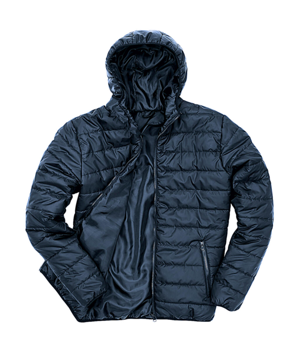 Wattierte Jacke - Marineblau