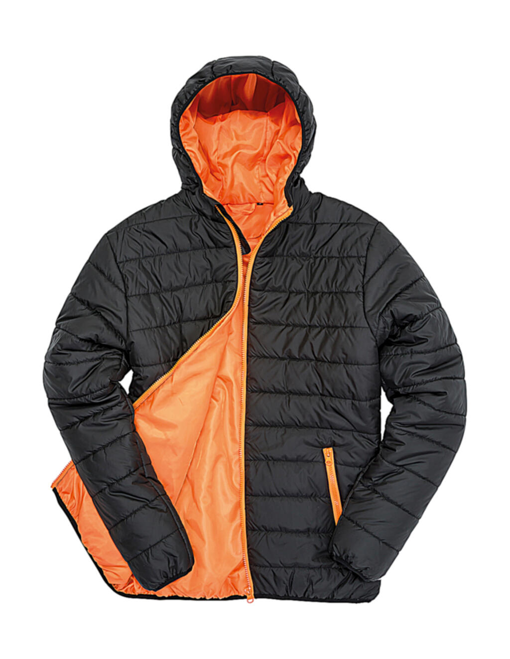 Wattierte Jacke - 178 - Orange