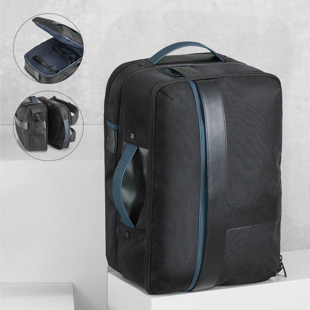 DYNAMISCHER RUCKSACK I. 2-in-1 15,6'' Laptop-Rucksack aus 1680D Polyester und Nylon