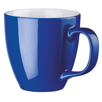 PANTHONY. 450 ml hydroglasierter Porzellanbecher. - 104 - Blau