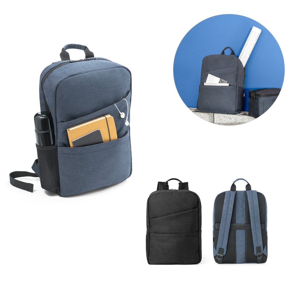 UMBAU-RUCKSACK. 15,6" Laptop-Rucksack aus recyceltem 600D-Polyester.