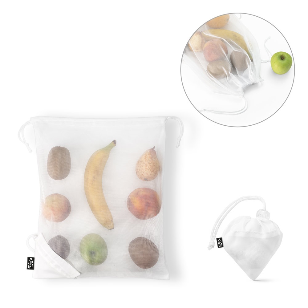 BOLZANO. Faltbare Tasche aus 190T recyceltem Polyester (100% rPET) und Strickgewebe.