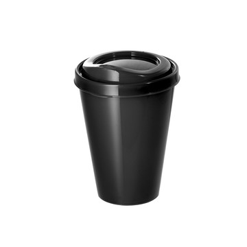 FRAPPÉ. Wiederverwendbarer PP-Becher, 430 ml - 103 - Schwarz