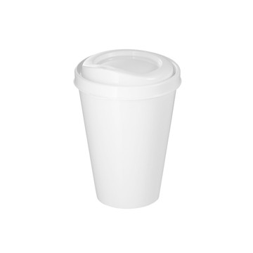 FRAPPÉ. Wiederverwendbarer PP-Becher, 430 ml - 106 - Weiß