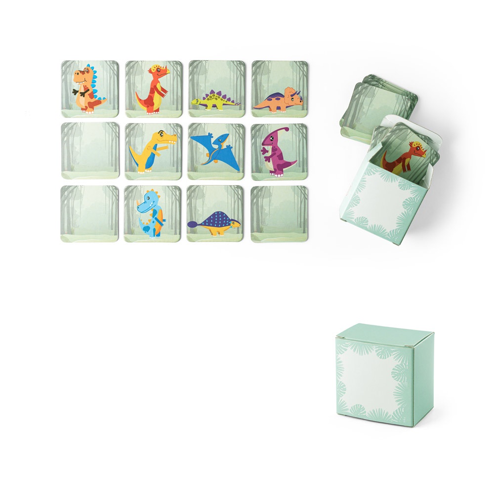 Triceratops. Memory-Spiel mit 20 Teilen.