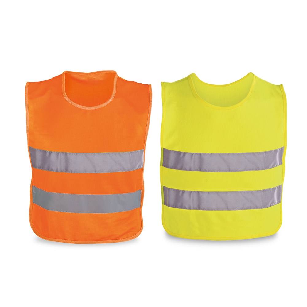 MIKE. Reflektierende Weste für Kinder. 100 % Polyester.