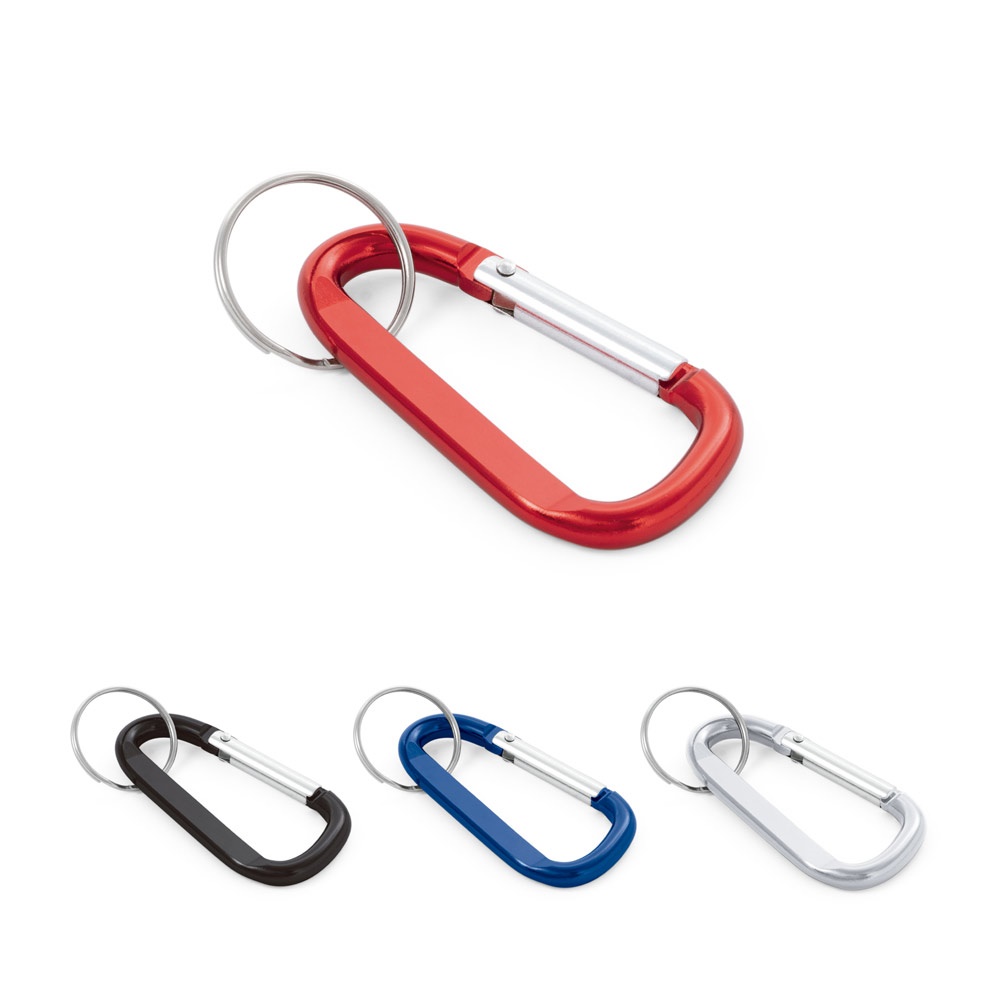 MATTHEW. Aluminium-Karabiner mit Schlüsselring