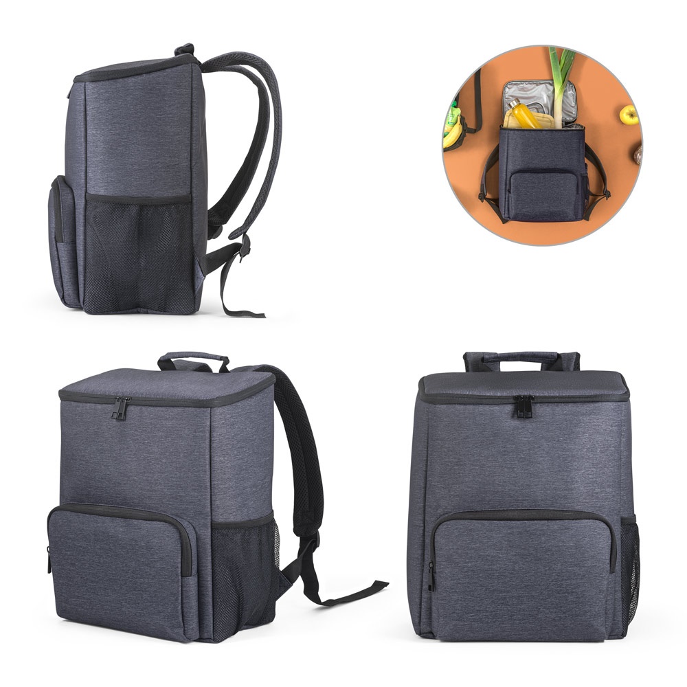 BOSTON COOLER. 14-Liter-Rucksack aus zweifarbigem Nylon mit Isolierung.
