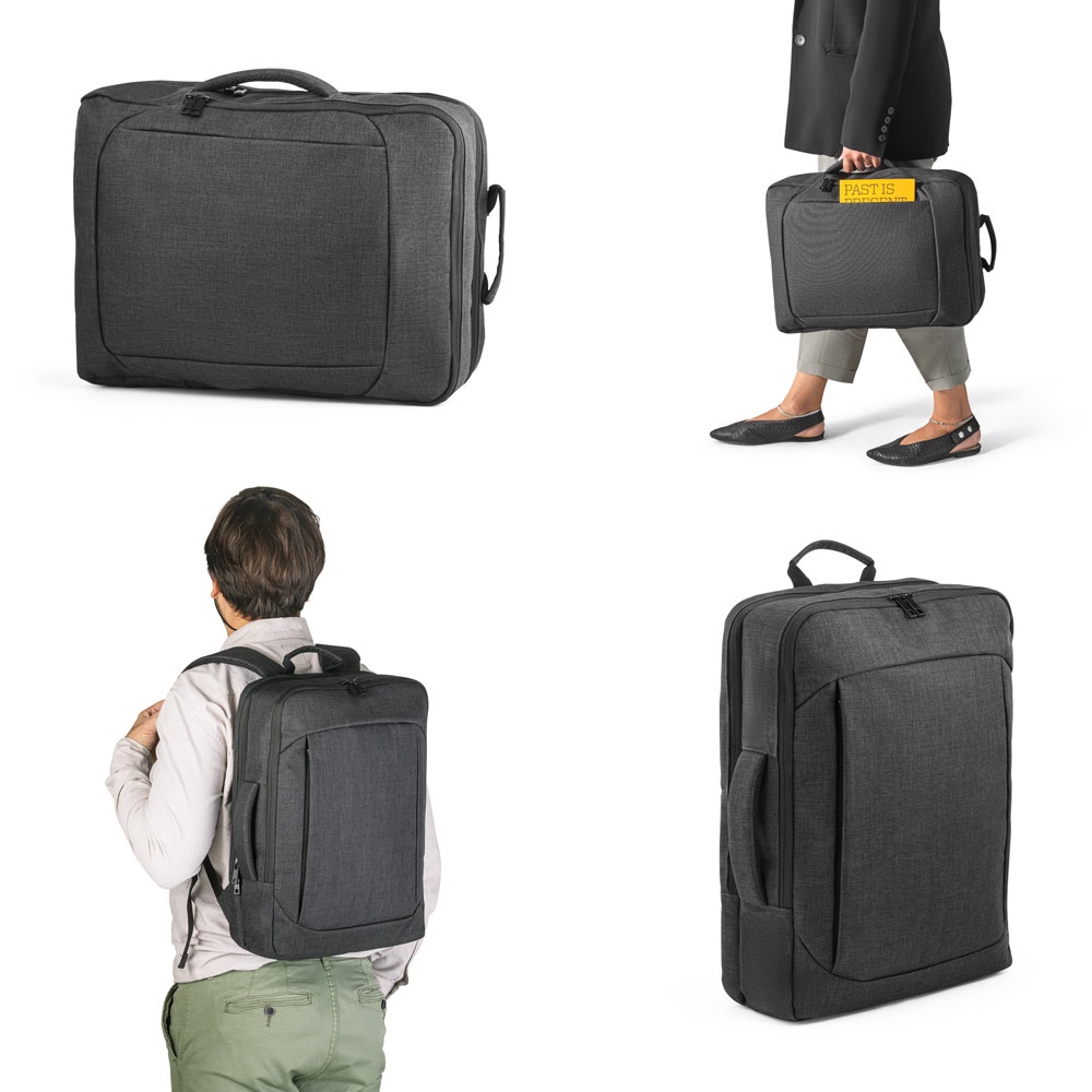 ALEXANDRIA. 2-in-1 15,6"-Laptop-Rucksack aus 600D-Polyester
