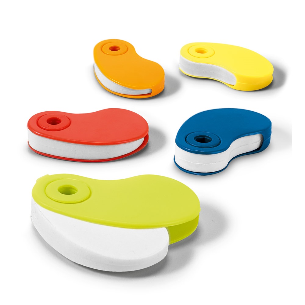 SIZA. Weißer TPR-Radierer mit schützender PP-Hülle.