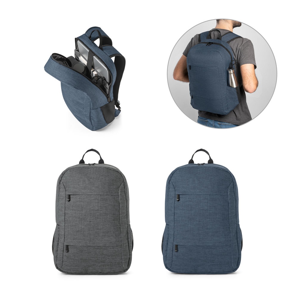BUSINESS. Laptop-Rucksack aus 300D recyceltem Polyester.