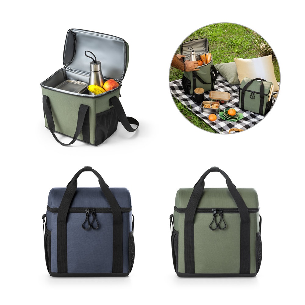 ROMA M. Gepolsterte Kühltasche aus 600D Ripstop-Recycling-Polyester, 11 l