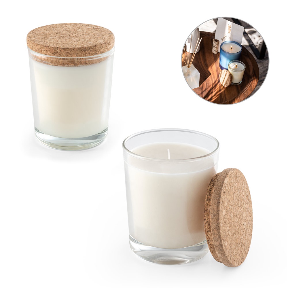 ZEN 180. Duftkerze im Glas mit Korkdeckel, 180 g