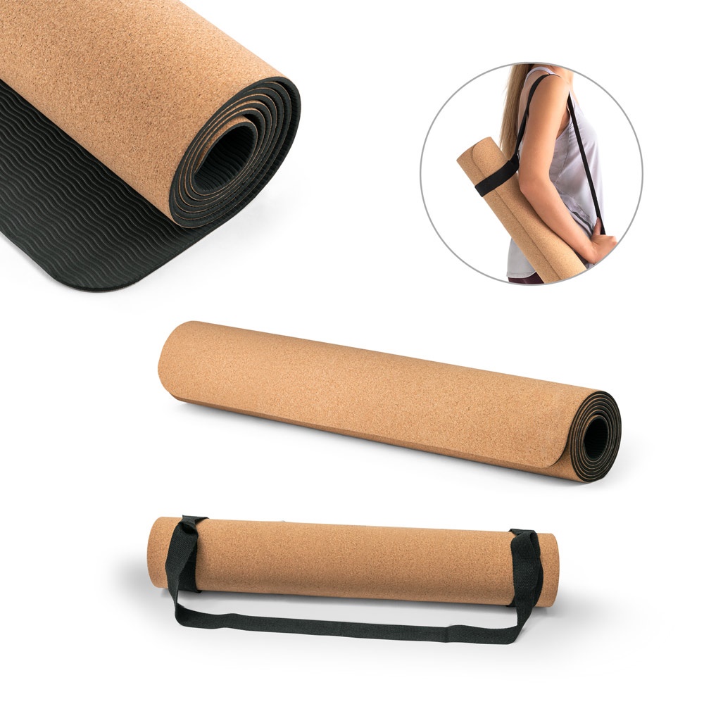 GERES. Yogamatte aus Kork und TPE, bis zu 3,7 mm dick.